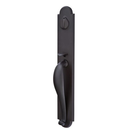 Emtek Flat Black Handleset 452332DFBLH 452332DFBLH